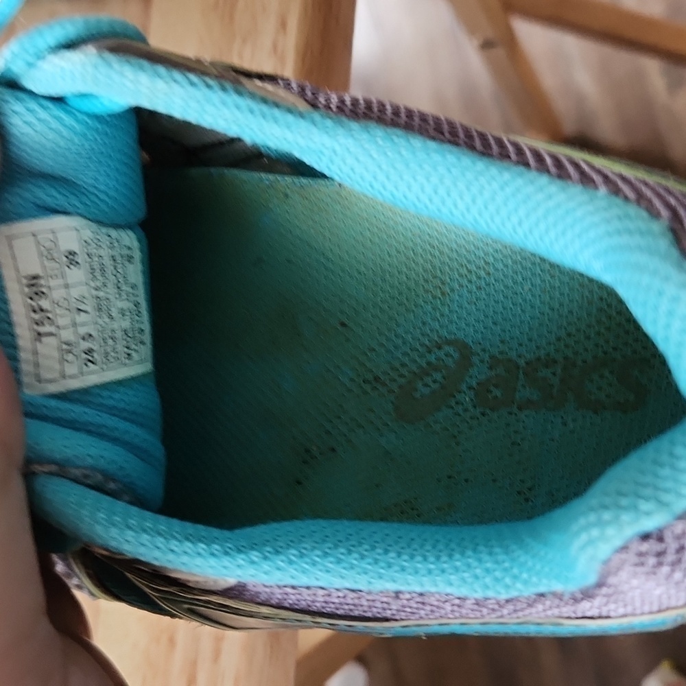 Asics Women's Gel Contend 3 T5F9N Lace Up Blue Gray Running Shoes Size US 7.5 - Picture 6 of 7
